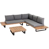 Kave Home komplet sivega vrtnega pohištva zalika | Shoptok.si