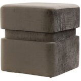 Light & Living Temno rjav žameten tabure Piazza – | Shoptok.si