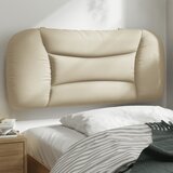 vidaXL Vzglavna stranica krem 90 cm blago Cene