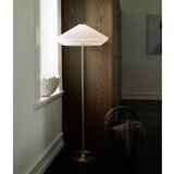 Halo Design 745050 - Stojeća lampa PARIS 1xE27/40W/230V mesing/bela/hrast | Eponuda.com