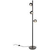 Trio Select Crna/u srebrnoj boji LED stojeća svjetiljka (visina 150 cm) Orbit – | shoptok.hr