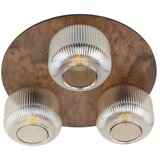  Plafonsko svetlo SALVIA 3xE14/10W/230V prečnik 40 cm braon/dimljeno braon | Eponuda.com