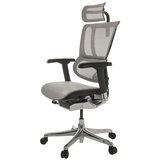 MID.YOU Pisarniški Stol Ergohuman Slim I, Svetlo Siva | Shoptok.si