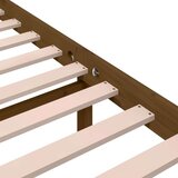  Posteljni okvir medeno rjav iz trdnega lesa 100x200 cm, (20643914) | Shoptok.si