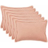  Presvlaka za jastuk 6 pcs HOUTEN Ružičasta 40 x 60 cm Bouclé | shoptok.hr