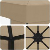 Gazebo 3 x 3 m Bež Poliester i čelik 190 gsm | Eponuda.ba