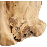 House Nordic Okrogla stranska mizica iz masivnega tika ø 40 cm Palena – | Shoptok.si