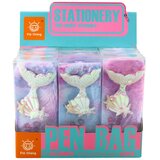  Plush pencil case with mermaid tail, sequins, pastel colors | shoptok.hr