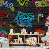  Foto tapeta - Graffiti wall 98x70 | shoptok.hr