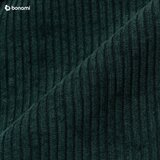 Karup Design Temno zelena raztegljiva sedežna garnitura iz rebrastega žameta 244 cm Base – | Shoptok.si