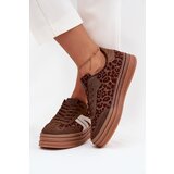 Boto Women's Sneakers On Platform Leopard Print Brown Skye | shoptok.hr