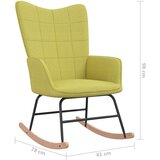  Gugalni stol s stolčkom zeleno blago, (20804042) | Shoptok.si