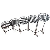  Dekoracija za vrt STALAK ZA 5 TEGLI 126x23x65.5cm | shoptok.hr