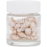 Clarins Milky Boost Capsules osvetljevalni in hranilen puder v kapsulah 30x0,2 ml odtenek 01 | Shoptok.si