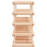 vidaXL stojalo za vino za 20 steklenic 46,5x23x46,5 trdna borovina | Shoptok.si