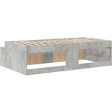  Okvir kreveta za skladištenje betonske sive boje 75x190 cm | shoptok.hr