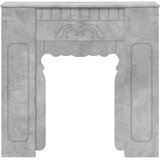  Okvir za kamin Betonska siva 93 x 20 x 89 cm Konstruirano drvo | shoptok.hr