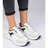 Gemre White women's sneakers with glitter Markuta | Shoptok.si