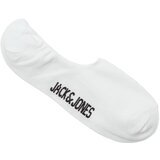 Jack & Jones muške čarape 12260080, 3 para, Bele