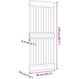  Vrata NARVIK Naravna 85 x 210 cm Masiven borov les, (5000215487) | Shoptok.si
