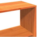vidaXL Posteljni okvir brez vzmetnice voščeno rjav 120x200 cm borovina | Shoptok.si