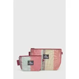 Dakine Kozmetična torbica MESH POUCH SET 2-pack roza barva, 10004085