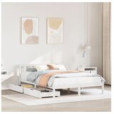 vidaXL Okvir kreveta bez madraca bijeli 120 x 200 cm masivna borovina | shoptok.hr