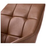 Unique Furniture Rjavi jedilni stoli iz umetnega usnja z nasloni za roke v kompletu 2 ks Nolan Square – | Shoptok.si