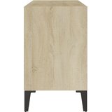 TV ormarić s metalnim nogama boja hrasta sonome 69,5x30x50 cm | shoptok.hr