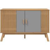  Komoda OLDEN sivo-smeđa 114 x 43 x 73,5 cm od masivne borovine | shoptok.hr