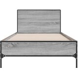  Okvir kreveta s uzglavljem Siva Sonoma 80 x 200 cm | shoptok.hr
