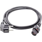 Hawa Priključni kabel za hladne naprave [ vtič z zaščitenimi kontakti - vtičnica za hladne naprave C13] črne barve 2 m 1008271, (20421966) | Shoptok.si
