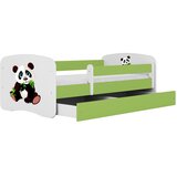 MID.YOU Dječji krevet Dreamy panda 2 160x80 sa madracem s ladicom Zelena | shoptok.hr