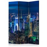  Paravan u 3 dijela - Manhattan - night [Room Dividers] 135x172 Cijene