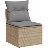  7-dijelni set vrtnih sofa s jastucima bež od poliratana | shoptok.hr