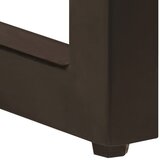  Stolić za kavu 100 x 50 x 35 cm od masivnog drva manga i čelika | shoptok.hr