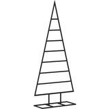 vidaXL Kovinska novoletna jelka za dekoracijo črna 125 cm | Shoptok.si