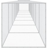  Kavez za kokoši s krovom svjetlosivi 803x98x90 cm čelični | Eponuda.com