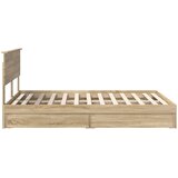  s od storage Sonoma hrast 140 x 190 cm Konstruirano drvo | shoptok.hr