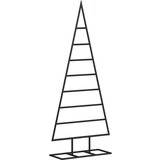 vidaXL Kovinska novoletna jelka za dekoracijo črna 125 cm | Shoptok.si