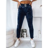 DStreet Spodnie damskie dresowe BRENDA granatowe | Shoptok.si