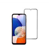Blue Star 5D kaljeno steklo - za Samsung A14 5G (full glue/case friendly) - črno | Shoptok.si