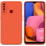 Cadorabo Ohišje, združljiv s Samsungom v tekočini Orange - Zaščitni pokrov iz fleksibilnega silikona TPU, (20603026) | Shoptok.si