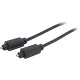 Kash Toslink digital audio priključni kabel [1x moški konektor Toslink (ODT) - 1x moški konektor Toslink (ODT)] 5.00 m črna, (20431455) Cene