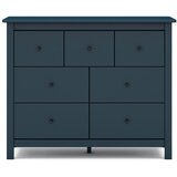 Marckeric Tamnoplava niska komoda od borovine 110x80 cm Misti - Cijene