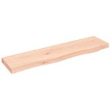 Maison Chic Stenska polica - Viseča Polica 80x20x4 cm neobdelana trdna hrastovina, (21784593) Cene