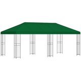 Paviljon s bočnim stranama 6 x 3 m Zelena Poliester i čelik 190 | shoptok.hr