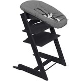Stokke stol za hranjenje Tripp Trapp set 3v1 black/anthracite 685800- lezalka | Shoptok.si