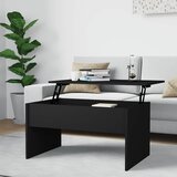  Stolić za kavu crni 80 x 50,5 x 41,5 cm od konstruiranog drva | Shoptok.si