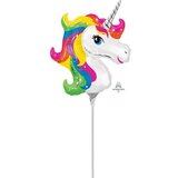Amscan Mini balon iz folije Rainbow Unicorn Cene